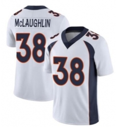 Men Nike Denver Broncos Jaleel McLaughlin #38 White Vapor Limited Stitched Jersey Men Nike Denver Broncos Jaleel McLaughlin #38 White Vapor Limited Stitched Jersey