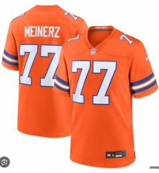 Men's Nike Quinn Meinerz #77 Orange Denver Broncos Mile High Collection 1977 Throwback Stitched NFL Jersey Men's Nike Quinn Meinerz #77 Orange Denver Broncos Mile High Collection 1977 Throwback Stitched NFL Jersey
