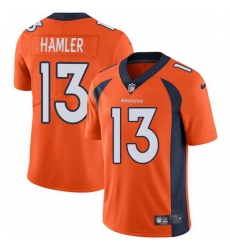 Nike Broncos 13 KJ Hamler Orange Team Color Men Stitched NFL Vapor Untouchable Limited Jersey Nike Broncos 13 KJ Hamler Orange Team Color Men Stitched NFL Vapor Untouchable Limited Jersey