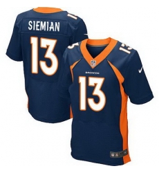 Nike Broncos #13 Trevor Siemian Navy Blue Alternate Mens Stitched NFL New Elite Jersey Nike Broncos #13 Trevor Siemian Navy Blue Alternate Mens Stitched NFL New Elite Jersey
