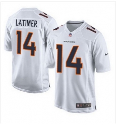 Nike Broncos #14 Cody Latimer White Mens Stitched NFL Game Event Jersey Nike Broncos #14 Cody Latimer White Mens Stitched NFL Game Event Jersey