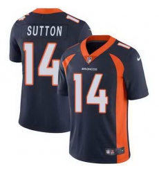 Nike Broncos 14 Courtland Sutton Navy Alternate Vapor Untouchable Limited Jersey Nike Broncos 14 Courtland Sutton Navy Alternate Vapor Untouchable Limited Jersey
