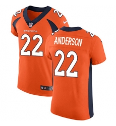Nike Broncos #22 C J Anderson Orange Team Color Mens Stitched NFL Vapor Untouchable Elite Jersey Nike Broncos #22 C J Anderson Orange Team Color Mens Stitched NFL Vapor Untouchable Elite Jersey