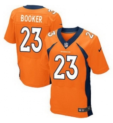 Nike Broncos #23 Devontae Booker Orange Team Color Mens Stitched NFL New Elite Jersey Nike Broncos #23 Devontae Booker Orange Team Color Mens Stitched NFL New Elite Jersey