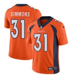 Nike Broncos 31 Justin Simmons Orange Vapor Untouchable Limited Jersey Nike Broncos 31 Justin Simmons Orange Vapor Untouchable Limited Jersey