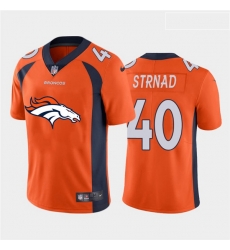 Nike Broncos 40 Justin Strnad Orange Team Big Logo Vapor Untouchable Limited Jersey Nike Broncos 40 Justin Strnad Orange Team Big Logo Vapor Untouchable Limited Jersey