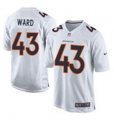 Nike Broncos #43 T J Ward White Mens Stitched NFL Game Event Jersey Nike Broncos #43 T J Ward White Mens Stitched NFL Game Event Jersey