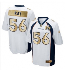 Nike Broncos #56 Shane Ray White Mens Stitched NFL Game Super Bowl 50 Collection Jersey Nike Broncos #56 Shane Ray White Mens Stitched NFL Game Super Bowl 50 Collection Jersey