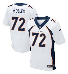 Nike Broncos #72 Garett Bolles White Mens Stitched NFL New Elite Jersey Nike Broncos #72 Garett Bolles White Mens Stitched NFL New Elite Jersey