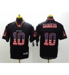 Nike Denver Broncos 10 Emmanuel Sanders Black Elite USA Flag Fashion NFL Jersey Nike Denver Broncos 10 Emmanuel Sanders Black Elite USA Flag Fashion NFL Jersey