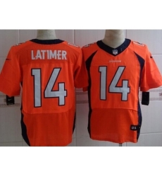 Nike Denver Broncos 14 Cody Latimer Orange Elite NFL Jersey Nike Denver Broncos 14 Cody Latimer Orange Elite NFL Jersey