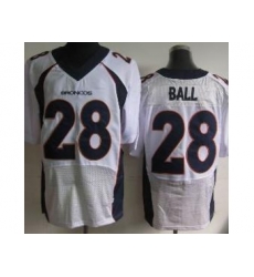 Nike Denver Broncos 28 Montee Ball White Elite NFL Jersey Nike Denver Broncos 28 Montee Ball White Elite NFL Jersey