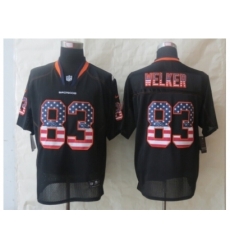 Nike Denver Broncos 83 Wes Welker Black Elite USA Flag Fashion NFL Jersey Nike Denver Broncos 83 Wes Welker Black Elite USA Flag Fashion NFL Jersey