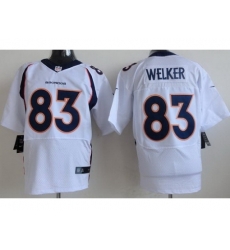 Nike Denver Broncos 83 Wes Welker White Elite NFL Jersey Nike Denver Broncos 83 Wes Welker White Elite NFL Jersey