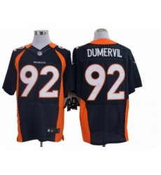 Nike Denver Broncos 92 Elvis Dumervil Blue Elite NFL Jersey Nike Denver Broncos 92 Elvis Dumervil Blue Elite NFL Jersey