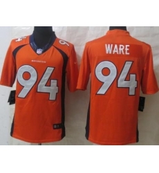 Nike Denver Broncos 94 DeMarcus Ware Orange Limited NFL Jersey Nike Denver Broncos 94 DeMarcus Ware Orange Limited NFL Jersey
