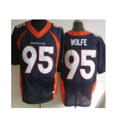 Nike Denver Broncos 95 Derek Wolfe Blue Elite NFL Jersey Nike Denver Broncos 95 Derek Wolfe Blue Elite NFL Jersey