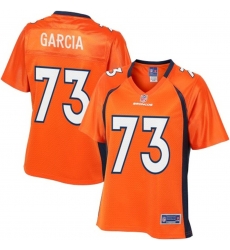 Denver Broncos #73 Garcia Orange Team Color Women Stitched NFL New Elite Jersey Denver Broncos #73 Garcia Orange Team Color Women Stitched NFL New Elite Jersey