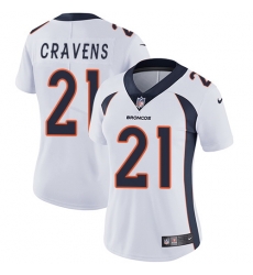 Nike Broncos #21 Su a Cravens White Womens Stitched NFL Vapor Untouchable Limited Jersey Nike Broncos #21 Su a Cravens White Womens Stitched NFL Vapor Untouchable Limited Jersey