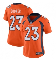 Nike Broncos #23 Devontae Booker Orange Team Color Womens Stitched NFL Vapor Untouchable Limited Jersey Nike Broncos #23 Devontae Booker Orange Team Color Womens Stitched NFL Vapor Untouchable Limited Jersey