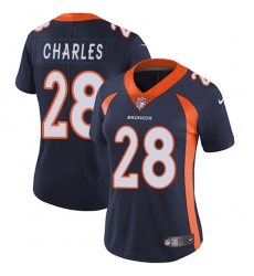Nike Broncos #28 Jamaal Charles Blue Alternate Womens Stitched NFL Vapor Untouchable Limited Jersey Nike Broncos #28 Jamaal Charles Blue Alternate Womens Stitched NFL Vapor Untouchable Limited Jersey