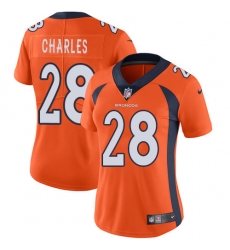 Nike Broncos #28 Jamaal Charles Orange Team Color Womens Stitched NFL Vapor Untouchable Limited Jersey Nike Broncos #28 Jamaal Charles Orange Team Color Womens Stitched NFL Vapor Untouchable Limited Jersey