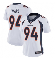 Nike Broncos #94 DeMarcus Ware White Womens Stitched NFL Vapor Untouchable Limited Jersey Nike Broncos #94 DeMarcus Ware White Womens Stitched NFL Vapor Untouchable Limited Jersey
