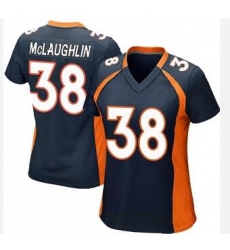 Women Nike Denver Broncos Jaleel McLaughlin #38 Blue Vapor Limited Stitched Jersey Women Nike Denver Broncos Jaleel McLaughlin #38 Blue Vapor Limited Stitched Jersey