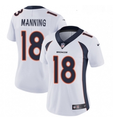 Womens Nike Denver Broncos 18 Peyton Manning White Vapor Untouchable Limited Player NFL Jersey Womens Nike Denver Broncos 18 Peyton Manning White Vapor Untouchable Limited Player NFL Jersey