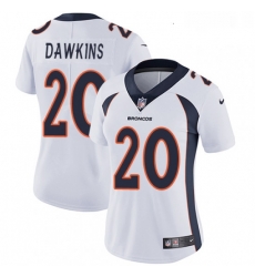 Womens Nike Denver Broncos 20 Brian Dawkins Elite White NFL Jersey Womens Nike Denver Broncos 20 Brian Dawkins Elite White NFL Jersey
