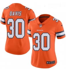 Womens Nike Denver Broncos 30 Terrell Davis Elite Orange Rush Vapor Untouchable NFL Jersey Womens Nike Denver Broncos 30 Terrell Davis Elite Orange Rush Vapor Untouchable NFL Jersey