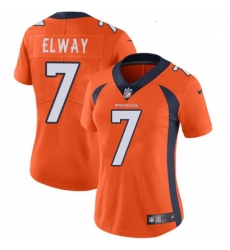 Womens Nike Denver Broncos 7 John Elway Orange Team Color Vapor Untouchable Limited Player NFL Jersey Womens Nike Denver Broncos 7 John Elway Orange Team Color Vapor Untouchable Limited Player NFL Jersey