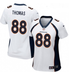 Womens Nike Denver Broncos 88 Demaryius Thomas Game White NFL Jersey Womens Nike Denver Broncos 88 Demaryius Thomas Game White NFL Jersey