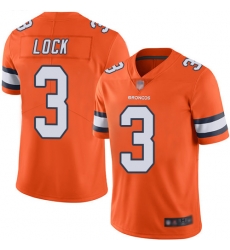 Broncos 3 Drew Lock Orange Youth Stitched Football Limited Rush Jersey Broncos 3 Drew Lock Orange Youth Stitched Football Limited Rush Jersey