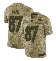 Broncos 87 Noah Fant Camo Youth Stitched Football Limited 2018 Salute to Service Jersey Broncos 87 Noah Fant Camo Youth Stitched Football Limited 2018 Salute to Service Jersey