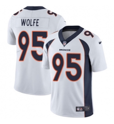 Nike Broncos #95 Derek Wolfe White Youth Stitched NFL Vapor Untouchable Limited Jersey Nike Broncos #95 Derek Wolfe White Youth Stitched NFL Vapor Untouchable Limited Jersey