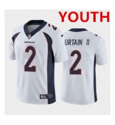 Youth Denver Broncos 2 Surtain II White Nike Vapor Untouchable Limited 2021 NFL Jersey Youth Denver Broncos 2 Surtain II White Nike Vapor Untouchable Limited 2021 NFL Jersey