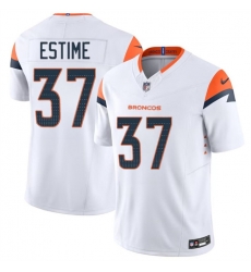 Youth Denver Broncos 37 Audric Estime White 2024 F U S E Vapor Limited Stitched Football Jersey Youth Denver Broncos 37 Audric Estime White 2024 F U S E Vapor Limited Stitched Football Jersey
