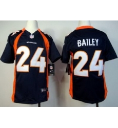 Youth Nike Denver Broncos 24# Champ Bailey Blue NFL Jerseys Youth Nike Denver Broncos 24# Champ Bailey Blue NFL Jerseys
