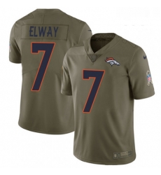 Youth Nike Denver Broncos 7 John Elway Limited Olive 2017 Salute to Service NFL Jersey Youth Nike Denver Broncos 7 John Elway Limited Olive 2017 Salute to Service NFL Jersey