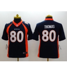 Youth Nike Denver Broncos #80 Julius Thomas Blue Alternate Stitched NFL New Limited Jersey Youth Nike Denver Broncos #80 Julius Thomas Blue Alternate Stitched NFL New Limited Jersey