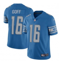 Men Detroit Lions 16 Jared Goff Blue Team Color Men Stitched NFL Vapor Untouchable Limited Jersey Men Detroit Lions 16 Jared Goff Blue Team Color Men Stitched NFL Vapor Untouchable Limited Jersey