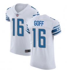 Men Detroit Lions 16 Jared Goff White Men Stitched NFL New Elite Jersey Men Detroit Lions 16 Jared Goff White Men Stitched NFL New Elite Jersey