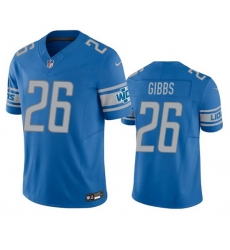 Men Detroit Lions 26 Jahmyr Gibbs Blue 2023 F U S E Vapor Untouchable Limited Stitched Football Jersey Men Detroit Lions 26 Jahmyr Gibbs Blue 2023 F U S E Vapor Untouchable Limited Stitched Football Jersey