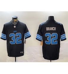 Men Detroit Lions 32 Brian Branch Black 2024 F U S E 2nd Alternate Vapor Limited Stitched Jersey Men Detroit Lions 32 Brian Branch Black 2024 F U S E 2nd Alternate Vapor Limited Stitched Jersey