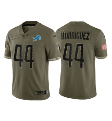 Men Detroit Lions 44 Malcolm Rodriguez Olive 2022 Salute To Service Limited Stitched Jersey Men Detroit Lions 44 Malcolm Rodriguez Olive 2022 Salute To Service Limited Stitched Jersey