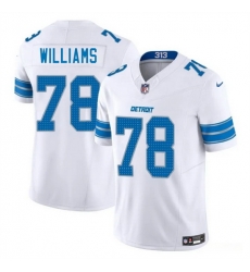 Men Detroit Lions 78 Tyleik Williams White 2025 Draft F U S E Vapor Limited Stitched Jersey Men Detroit Lions 78 Tyleik Williams White 2025 Draft F U S E Vapor Limited Stitched Jersey
