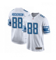 Men Detroit Lions 88 TJ Hockenson Game White Football Jersey Men Detroit Lions 88 TJ Hockenson Game White Football Jersey