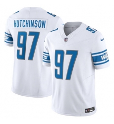 Men Detroit Lions 97 Aidan Hutchinson White 2023 F U S E Vapor Untouchable Limited Stitched Jersey Men Detroit Lions 97 Aidan Hutchinson White 2023 F U S E Vapor Untouchable Limited Stitched Jersey