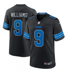 Men Detroit Lions Jameson Williams #9 Black Stitched Vapor Limited Jersey X Men Detroit Lions Jameson Williams #9 Black Stitched Vapor Limited Jersey X